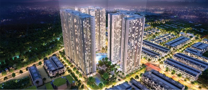 Chung cư nên có khoảng Minh Đường khoáng đạt, có khoảng cách hài hòa giữa các tòa nhà.