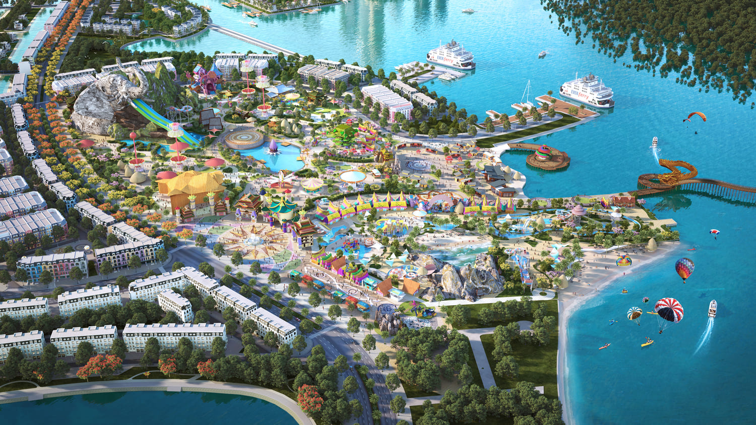 khu du lịch quốc tế Đồi Rồng - Dragon Ocean Đồ Sơn