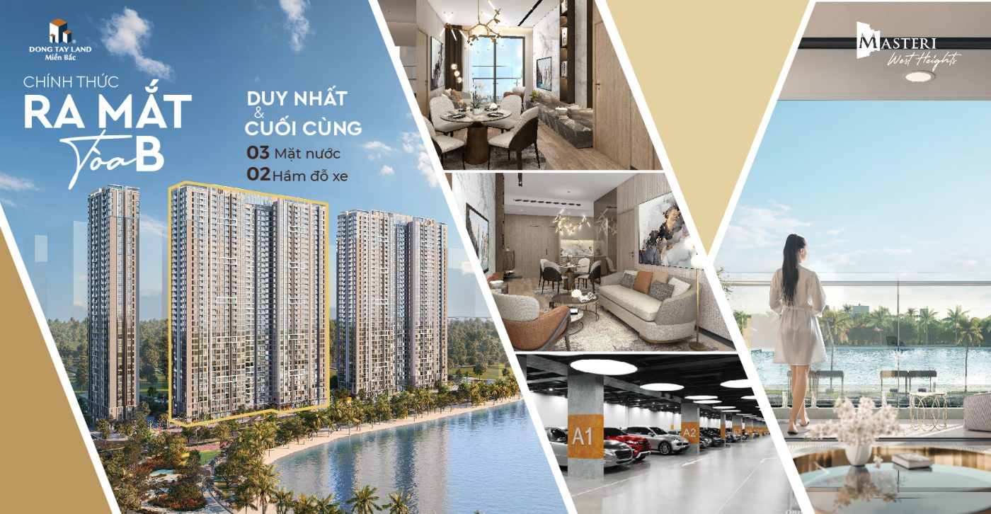 Thông tin chi tiết về dự án Masteri west heights tòa B