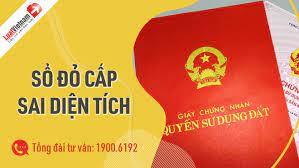 Đính chính hay thu hồi khi sổ đỏ cấp sai diện tích?