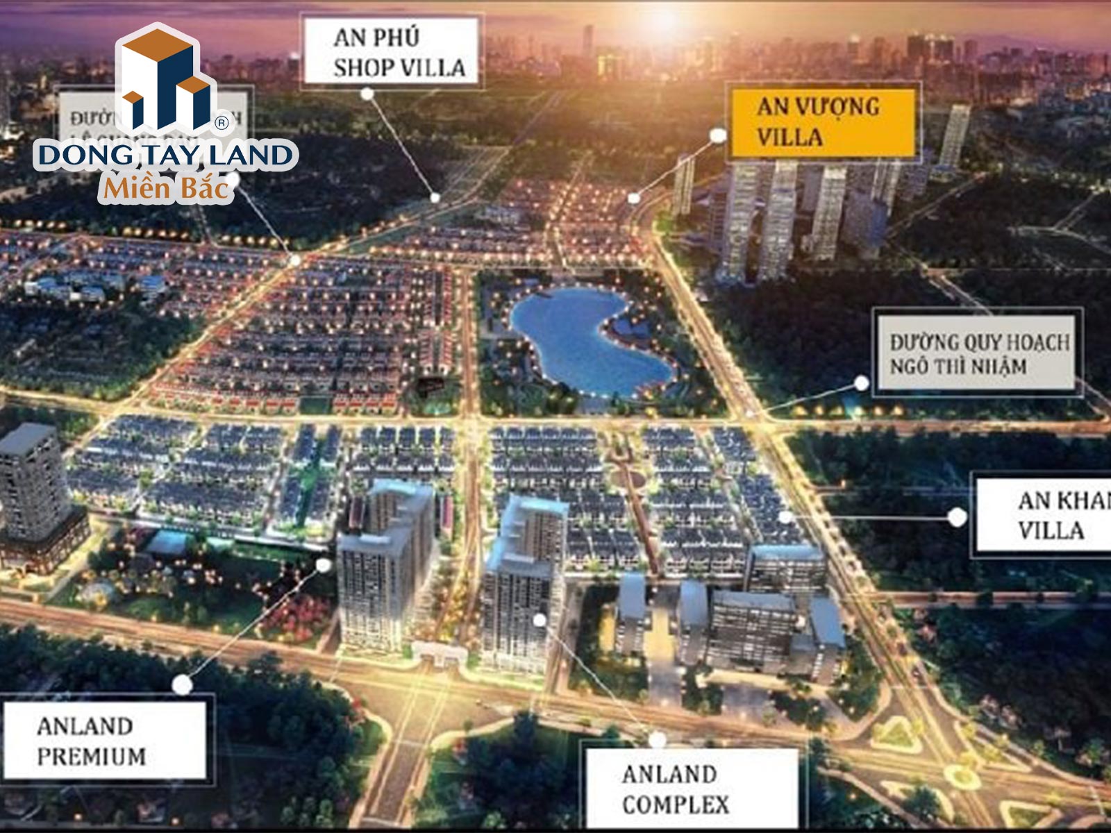 Thông tin chung về dự án giá bán biệt thự An Quý Dương Nội