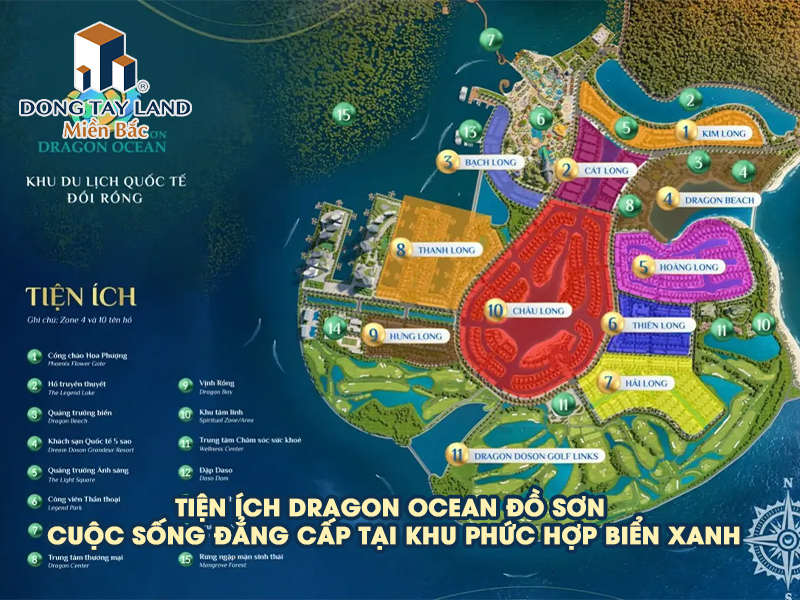 Tiện ích Dragon Ocean Đồ Sơn: Cuộc sống đẳng cấp tại khu phức hợp biển xanh