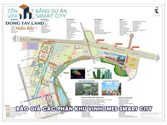 Báo giá các phân khu Vinhomes Smart City