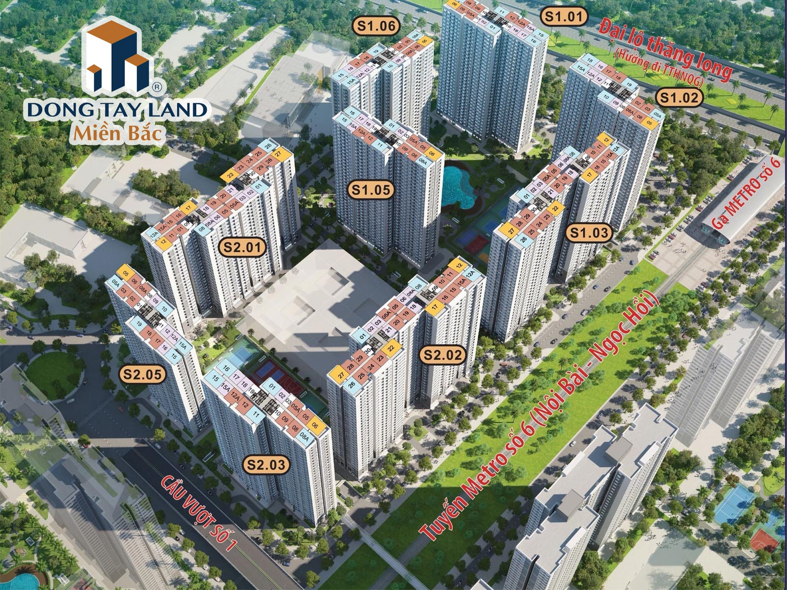 Các bất động sản tại Vinhomes Smart City