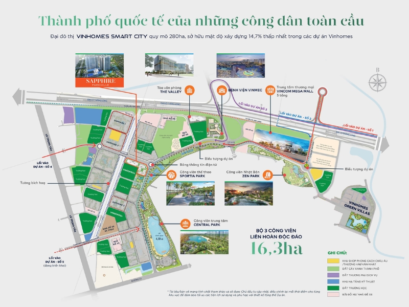 Vinhomes Smart City - Thành phố quốc tế của những công dân toàn cầu