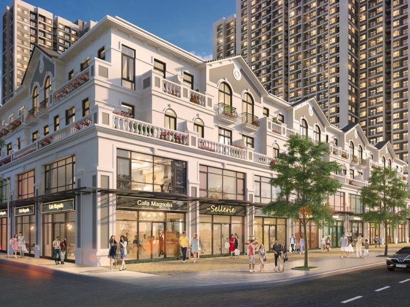 Shophouse Vinhomes Smart City hứa hẹn sẽ mang lại lợi nhuận cao