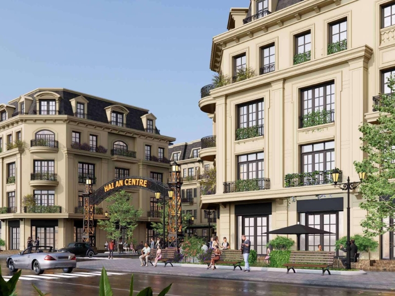 Các Shophouse được quy hoạch xây dựng trên 4 mặt tiền đường lớn, với thiết kế đa dạng và phù hợp