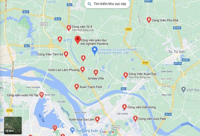 Vinhomes Cổ Loa Đông Anh có vị trí đẹp như mơ