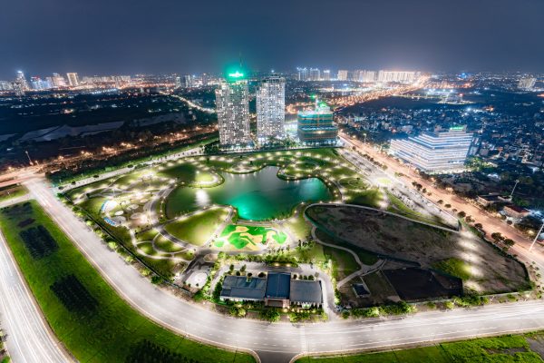 Tổng quan dự án The Matrix One Mễ Trì từ trên cao