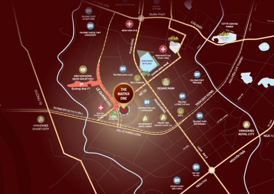 Vị trí dự án The Matrix One