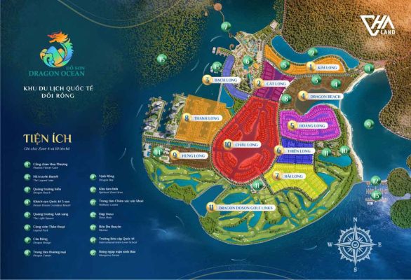 Các phân khu dự án Đồi Rồng Đồ Sơn Hải Phòng