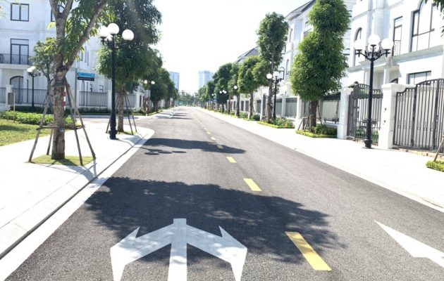 Cảnh quan ngoại khu Vinhomes Green Villas