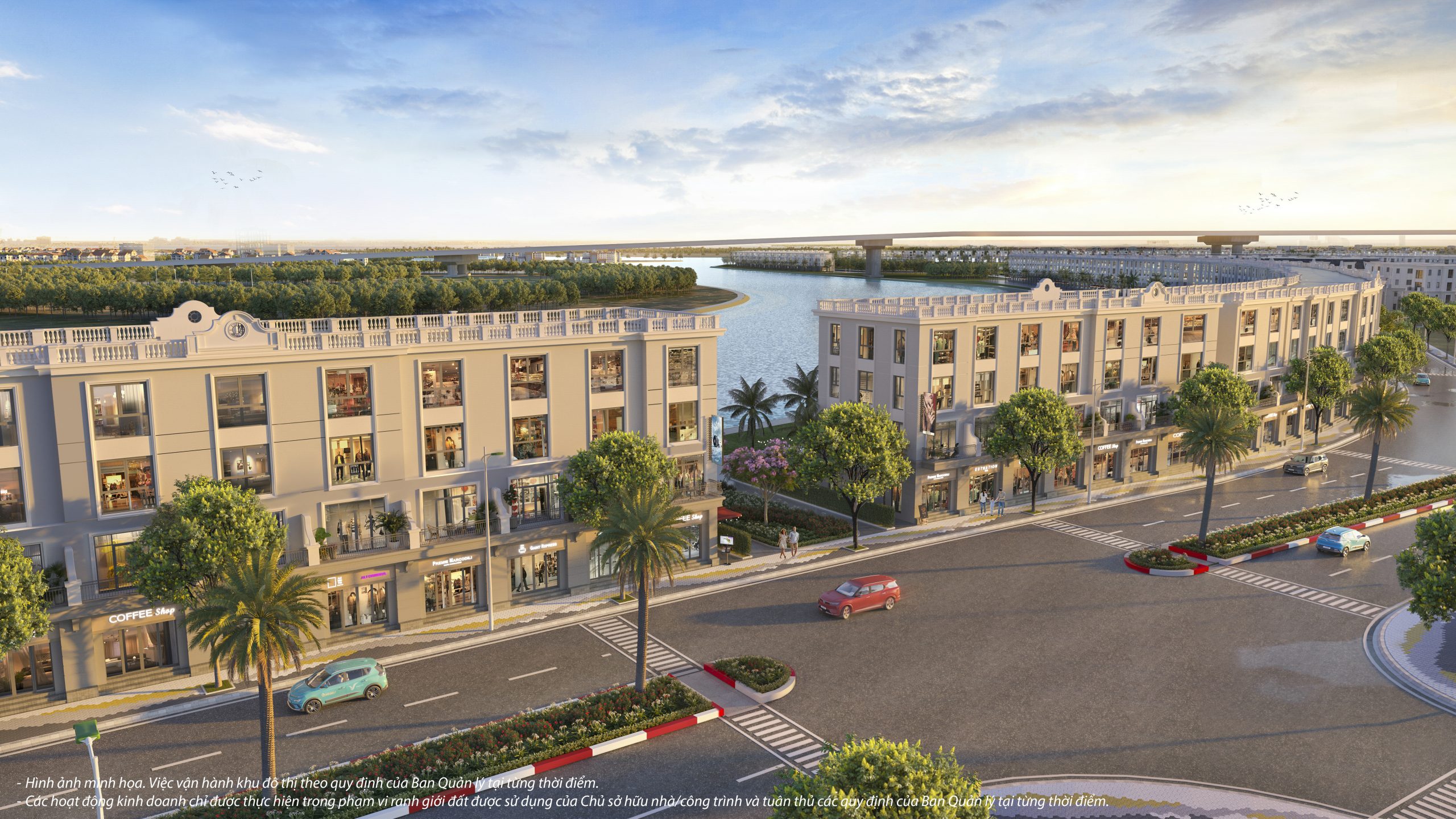 Kiến trúc phân khu Quý Tộc biệt thự liền kề