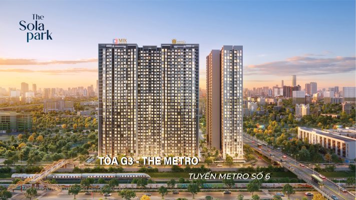 Tòa G3 - The Metro dự án The Sola Park MIK Group