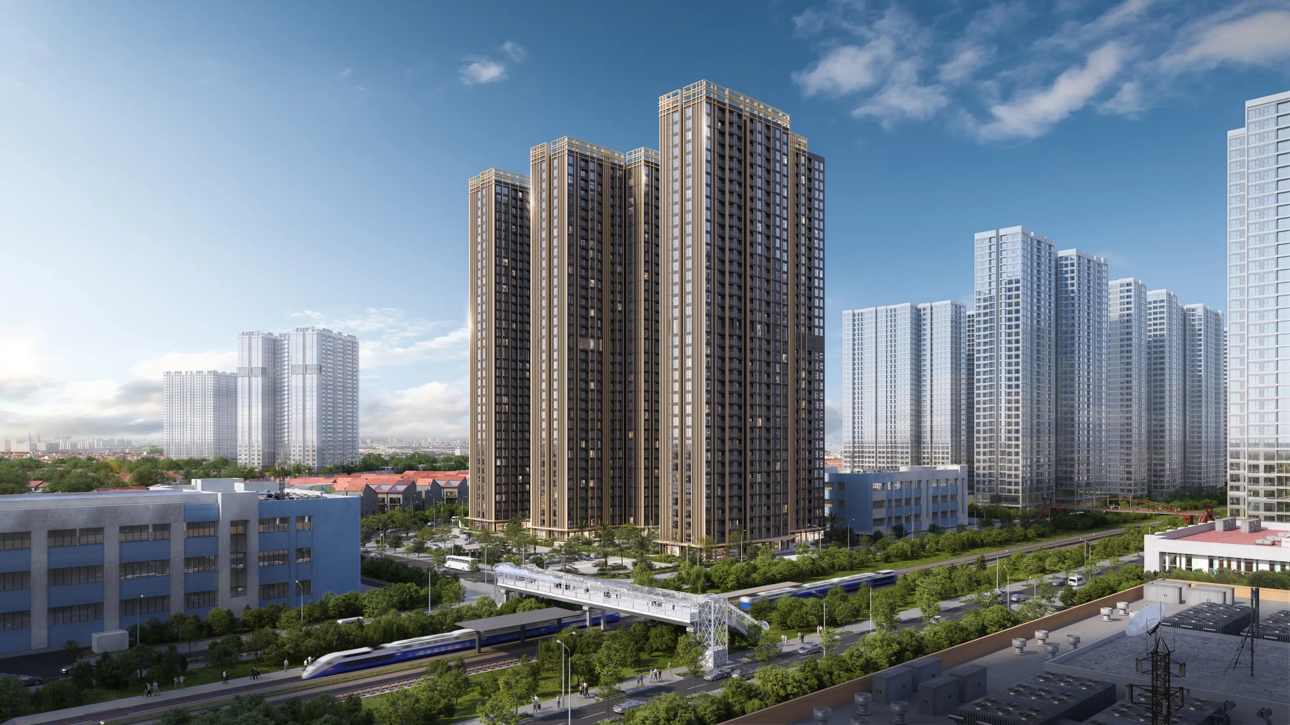 Phối cảnh dự án The Victoria tại Vinhomes Smart City